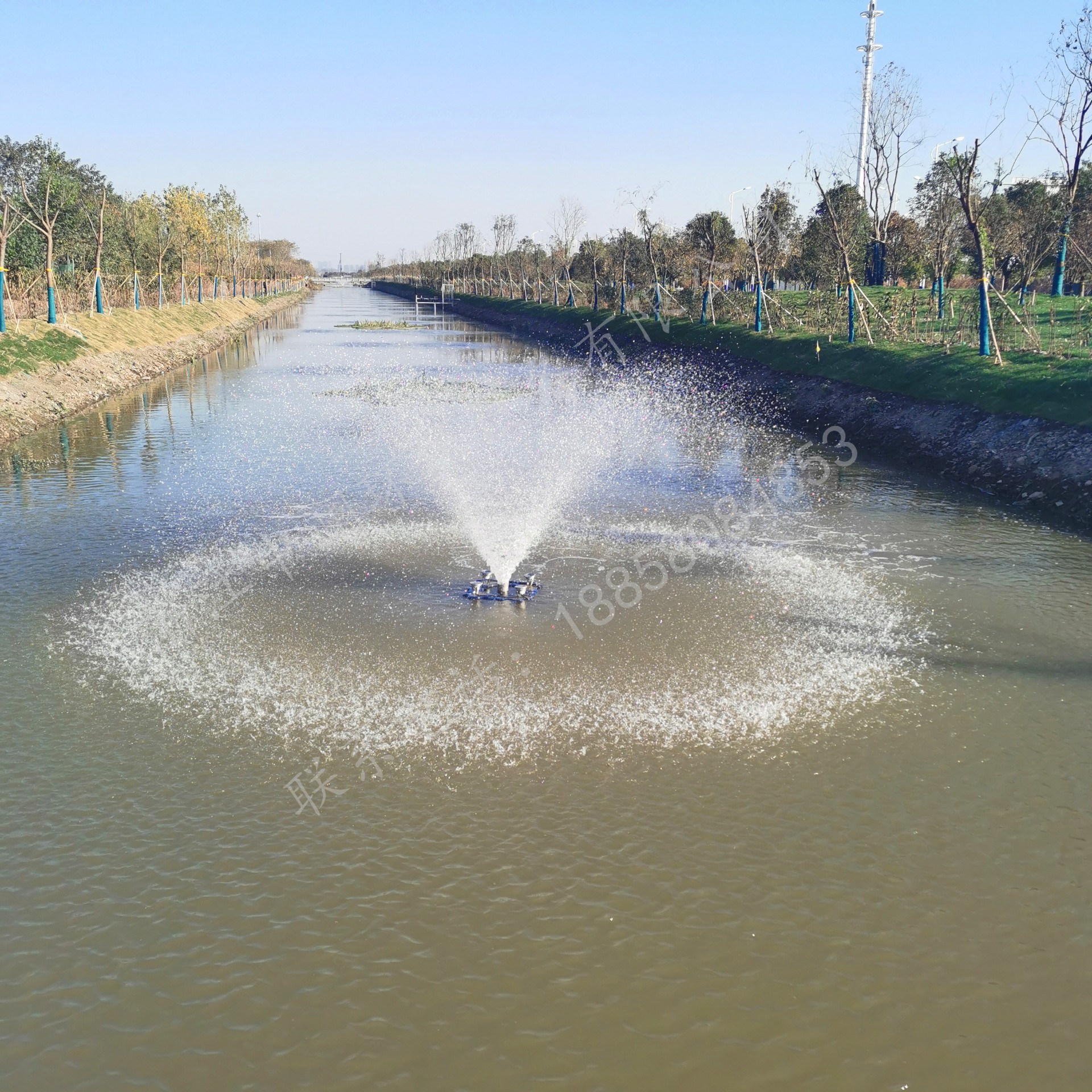 河道噴泉曝氣機